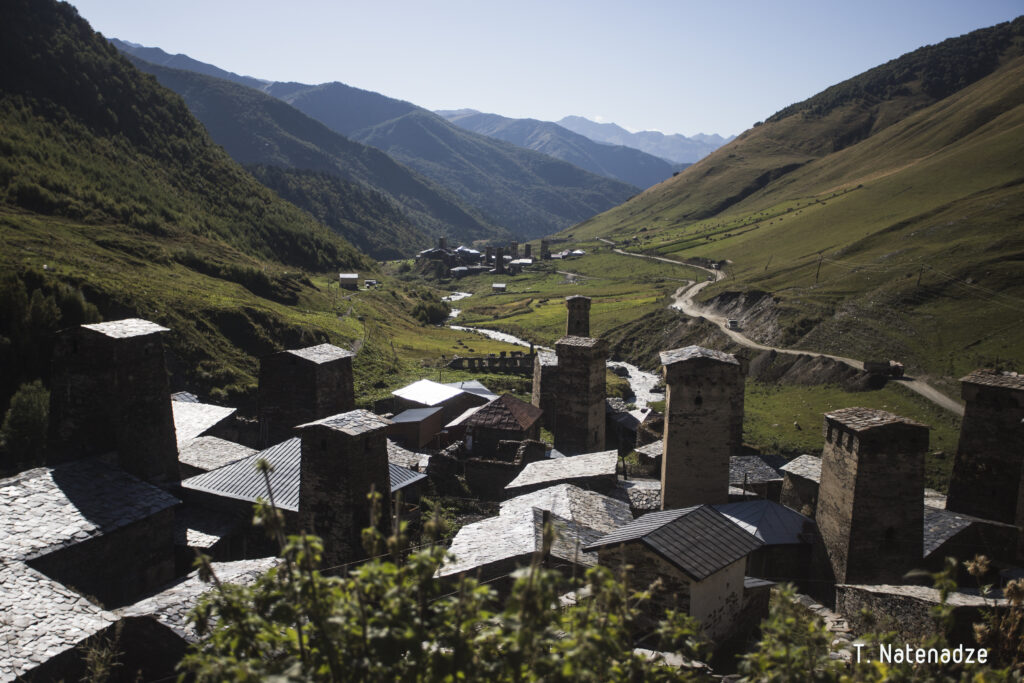 The trail through a Svan valley