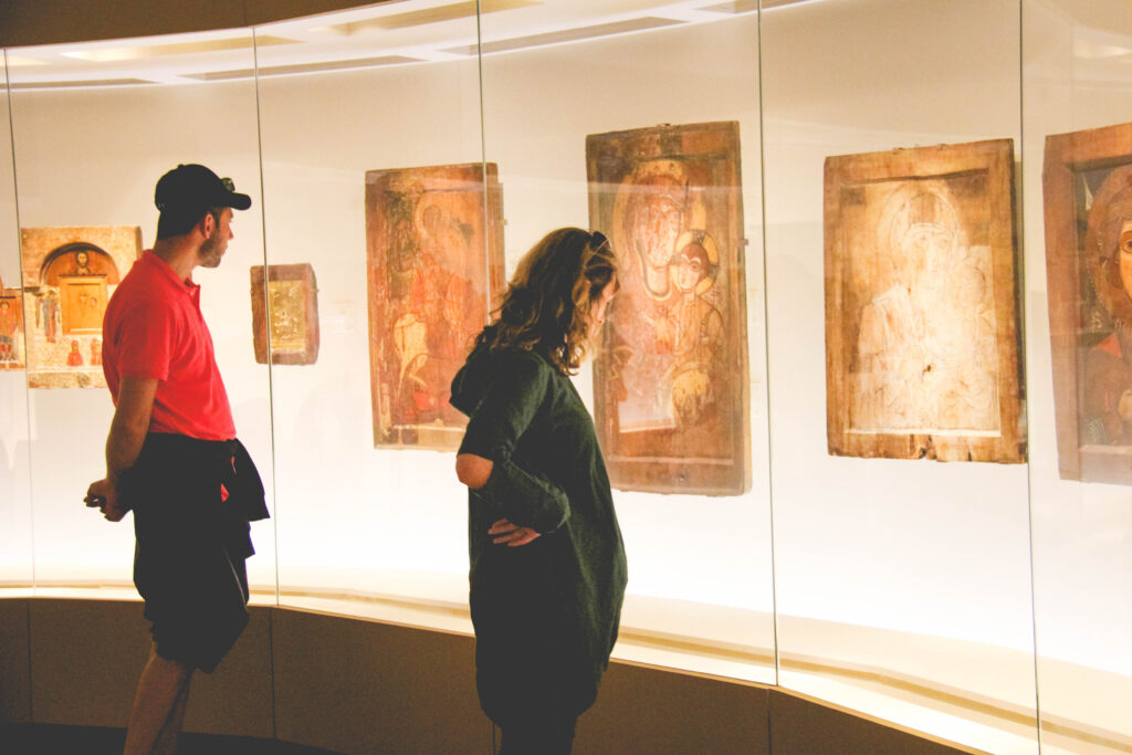 Icons in the Svaneti Museum of History and Ethnography, Mestia